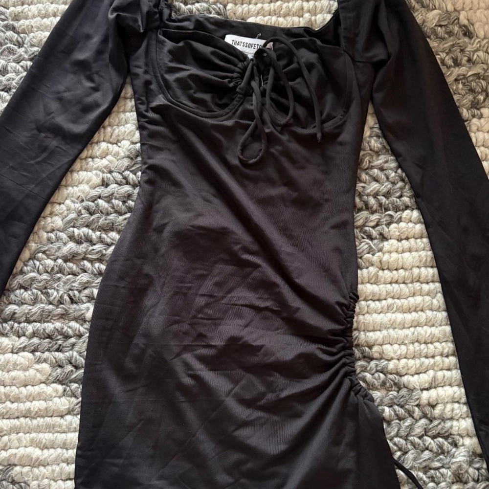 That's So Fetch Noor Black Mini Dress